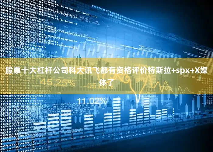 股票十大杠杆公司科大讯飞都有资格评价特斯拉+spx+X媒体了